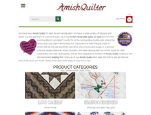 Tablet Screenshot of amishquilter.com